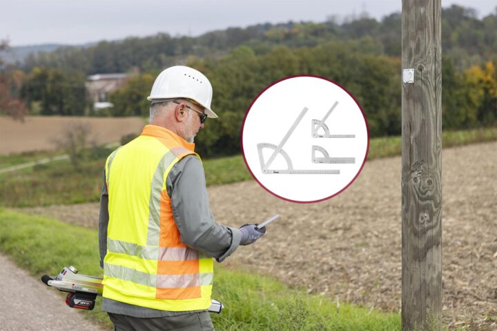 Kleine Helfer bei der Holzmast- und Baumkontrolle: die neuen IML-Messkluppen